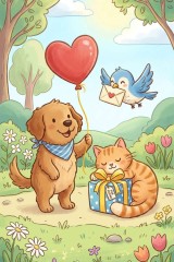 Cartoon pets